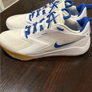 Nike White and Blue Air Zoom Hyperface 3